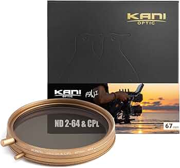 Amazon | KANI 67mm 可変NDフィルター FSAWI Model ND2-64+CPL 減光