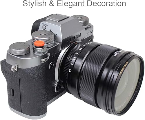 Miniatura 10 de Foto&Tech Botón de liberación suave compatible con Fuji Fujifilm X-T5 X-T4 X-T3 X-T30 X-T30 II X-T20 X-PRO3 X100V X100F X-E4 X-E3 Sony RX1R II RX10