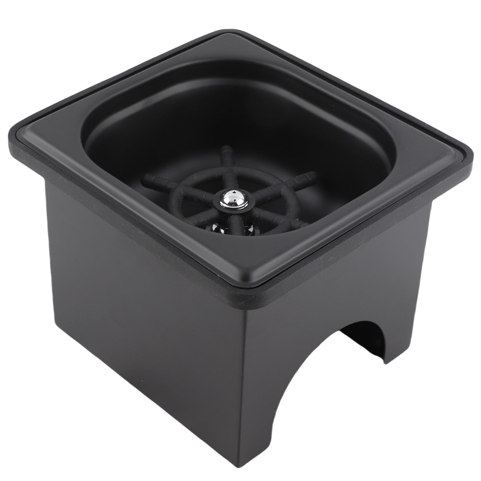 Aramox Enjuagador de Vasos de Barra, Lavadora de Tazas de Alta Presión de Acero Inoxidable para Cocina, Tazas y Vasos sin Esfuerzo, Ideal para Cafeterías (Pequeño)