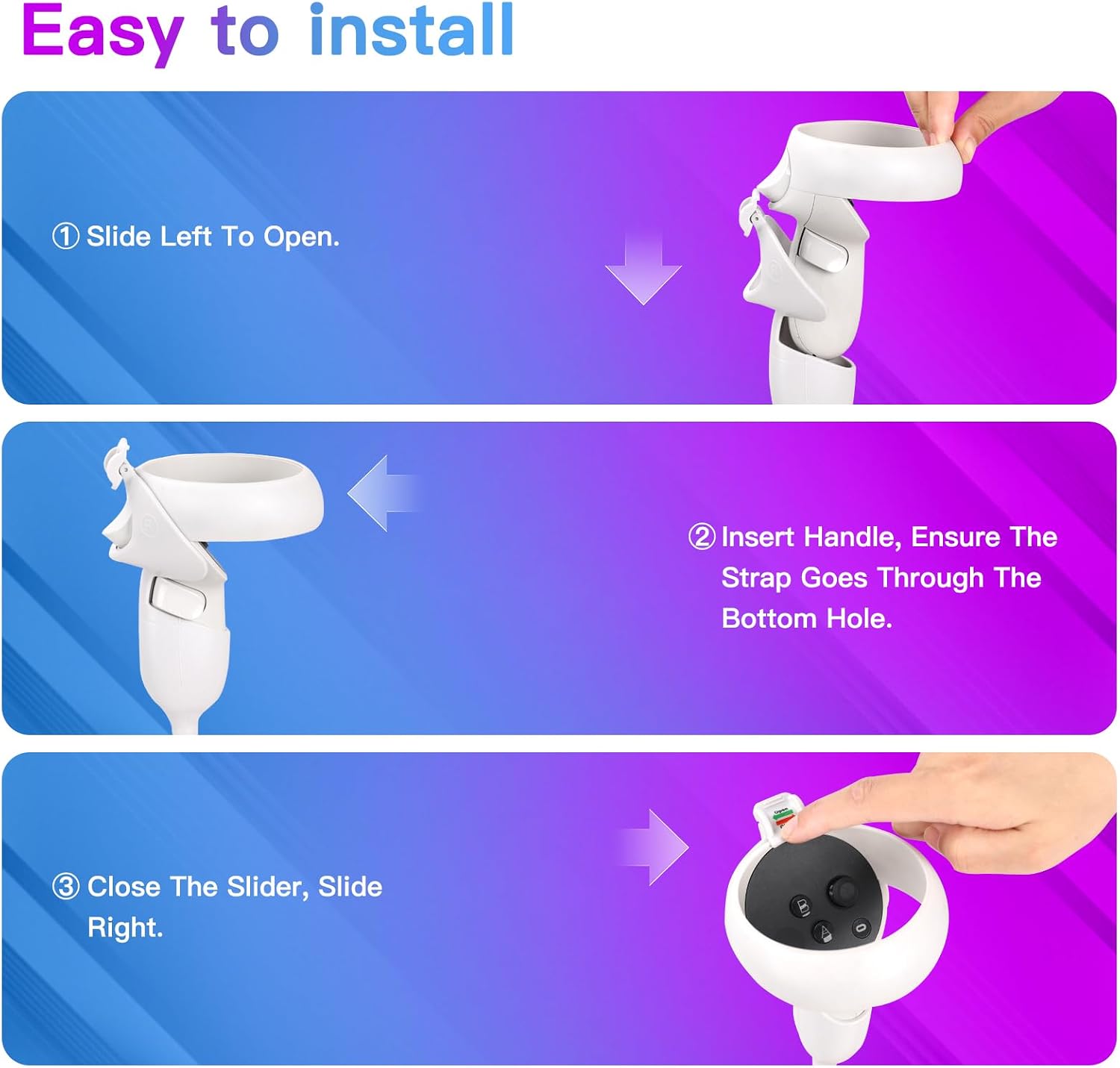 VR Golf Club Attachment for Meta Quest 2 Golf+ Accessories Realistic Swing Stick with Secure Controller Lock(Right Controller, Quest 2) image 5