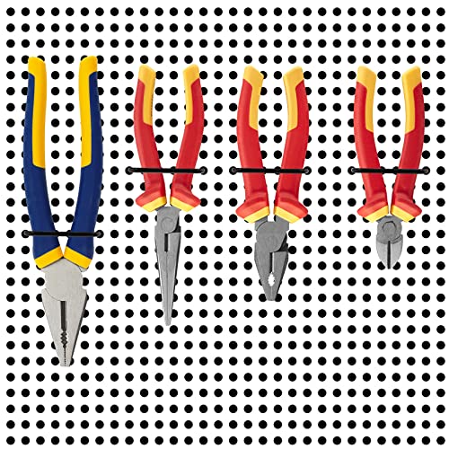 Waziaqoc 16Pcs Pegboard Plier Holders, Double Loop Pegboard Hooks thumb #5