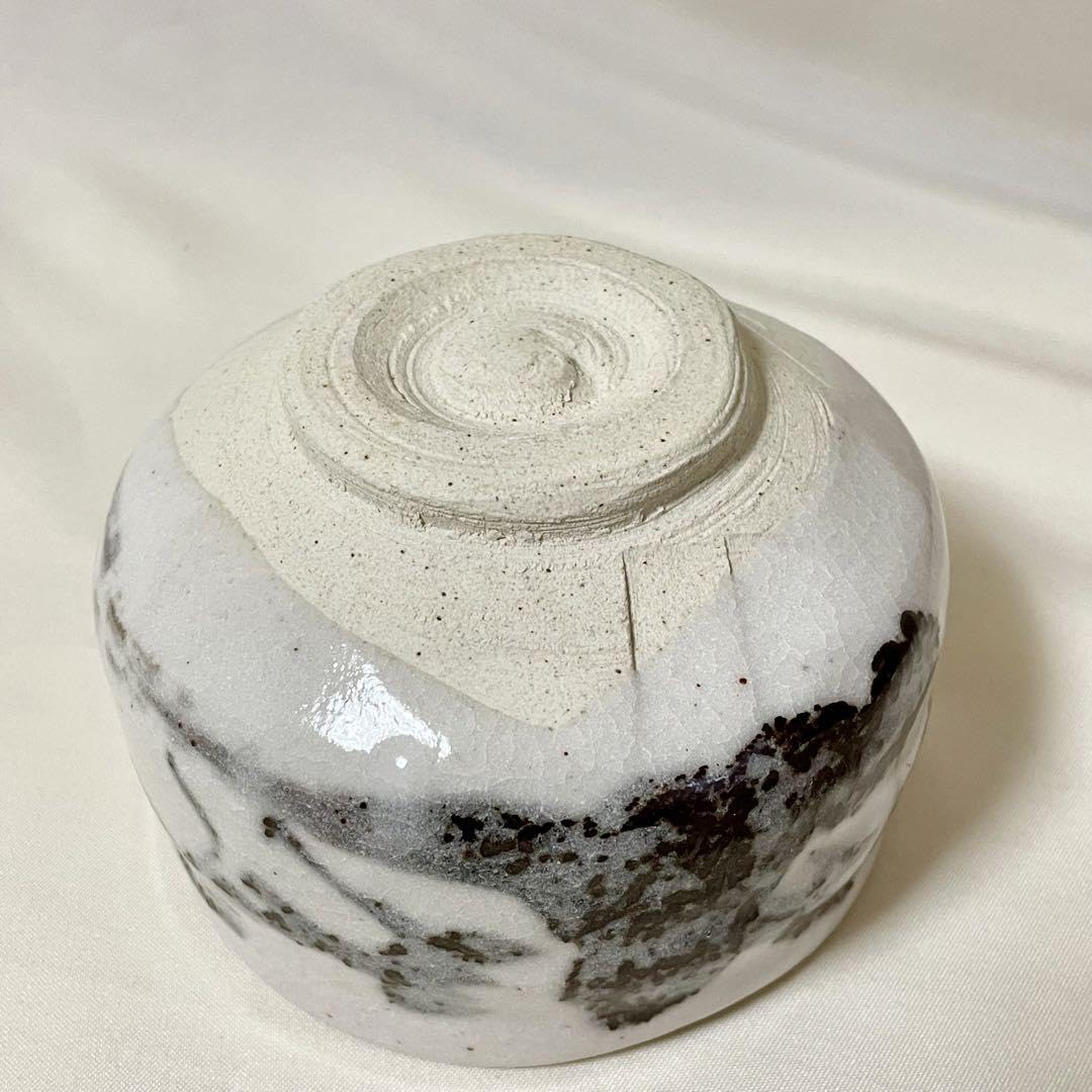 Amazon.co.jp: 薫仙窯 抹茶茶碗 絵志野 白 冬景色 茶道具 : おもちゃ