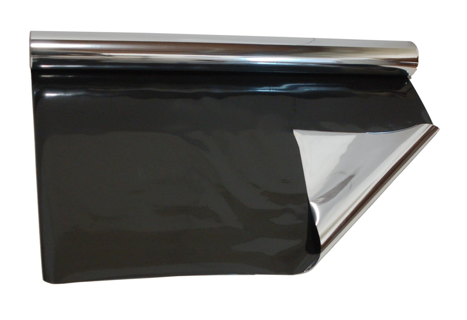 Mylar Reflective Black Material 7 Mill 4'x50'
