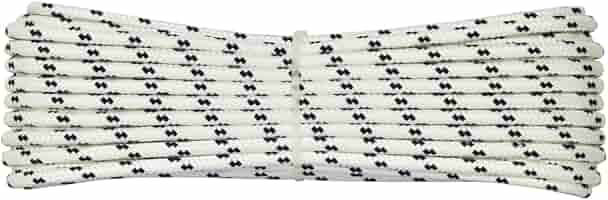 Corda Trecciata Poliestere 4mm - 100 Metri Bianco Con Blu - Resistente Agli UV E Intemperie - Foto 7