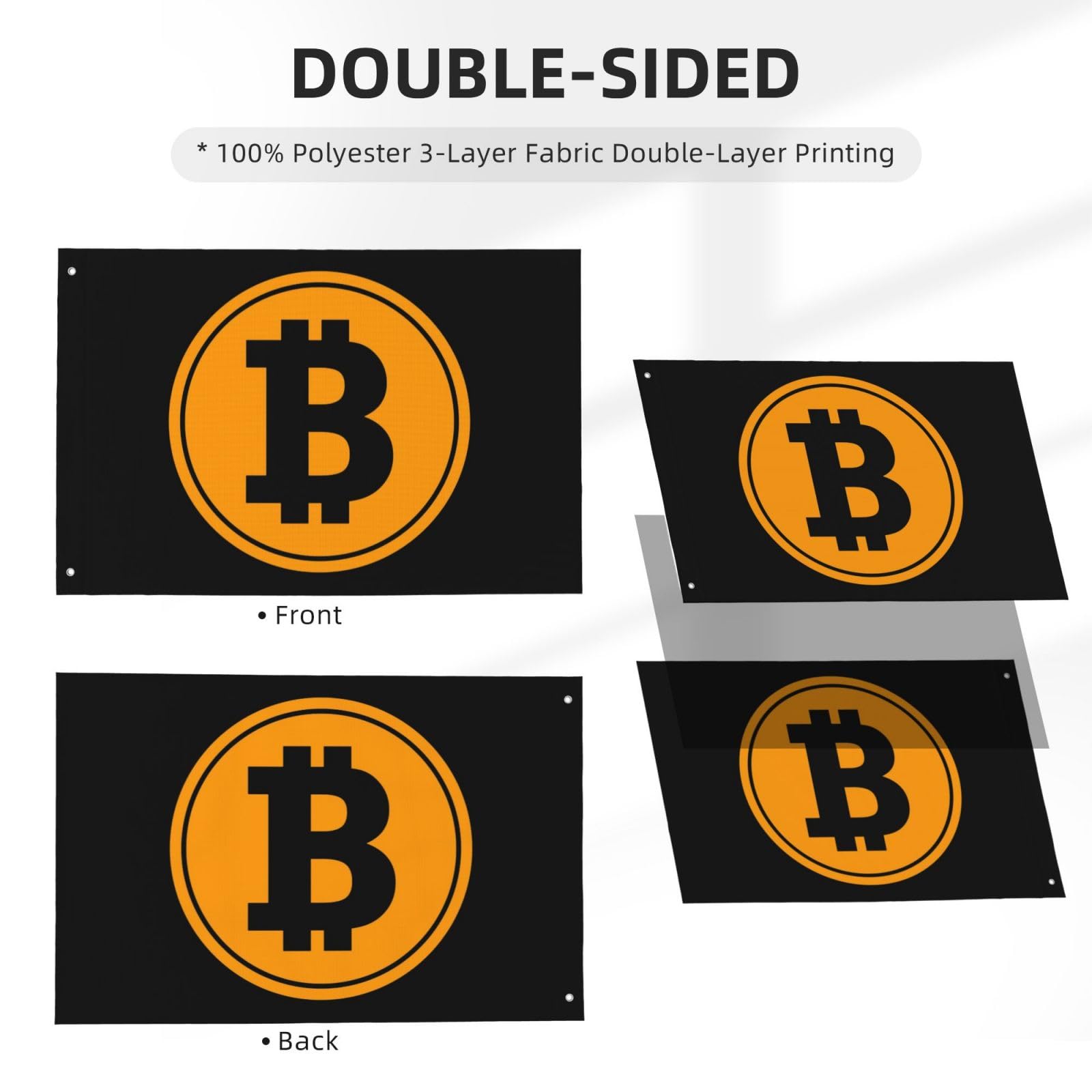 Amazon.com : Bitcoin Maximalist Symbol Logo Cryptocurrency Double-Sided  3ply 2x3FT Outdoor Flag - Heavy-Duty Polyester for Indoor and Outdoor Use :  Patio, Lawn & Garden