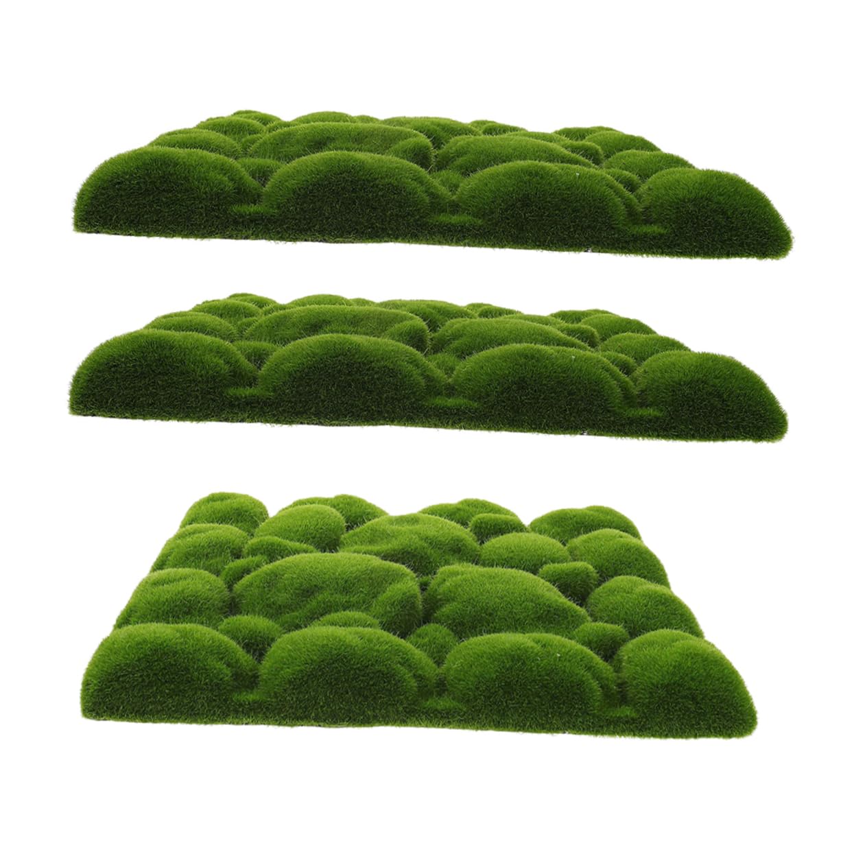 Panel de Musgo Artificial Verde 3 Piezas de Espuma para Decoración
