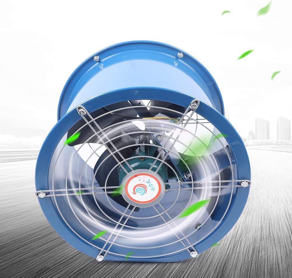 16 Inch 5400m³/H Exhaust Fan, Industrial Fan Extractor Ventilation Fan Wall Mount Ventilation and Cooling for Warehouse Workshop Kitchen and Construction Site