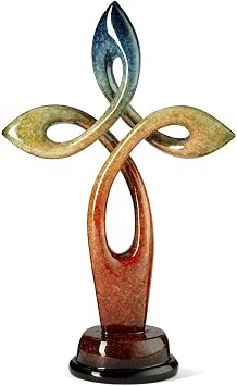 Wild Wings Atone - Cross - Small Imago Sculpture by Lawrence Oliver