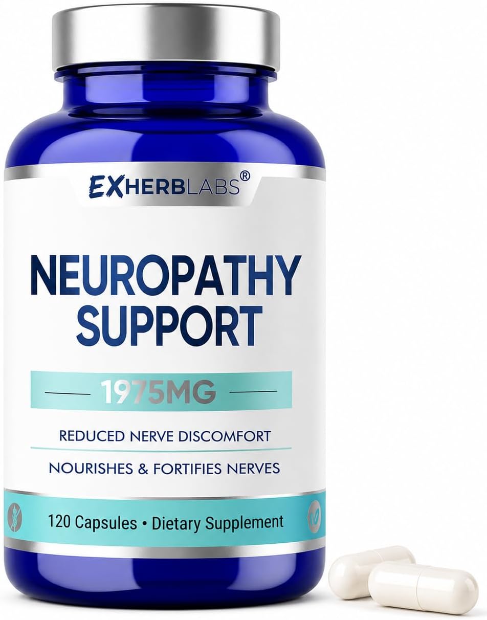 Neuropathy Supplement, with Alpha Lipoic Acid 600mg, 120 Caps