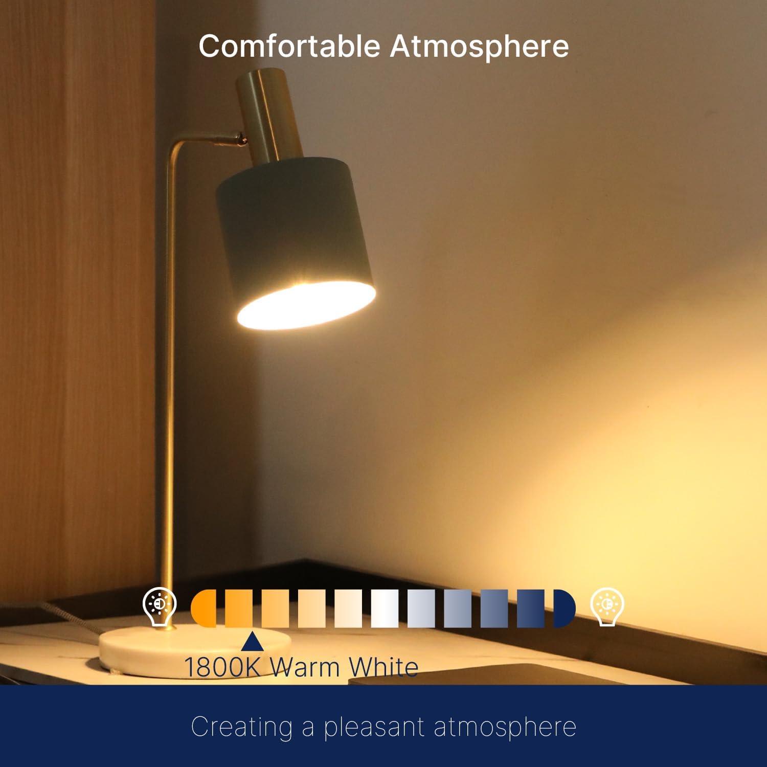 FLSNT Candelabra LED Light Bulbs 40W Equivalent, Dimmable E12 LED Chandelier Light Bulbs, T6/T25, 4W, 2200K Amber White, 300LM, CRI82, 12Pack