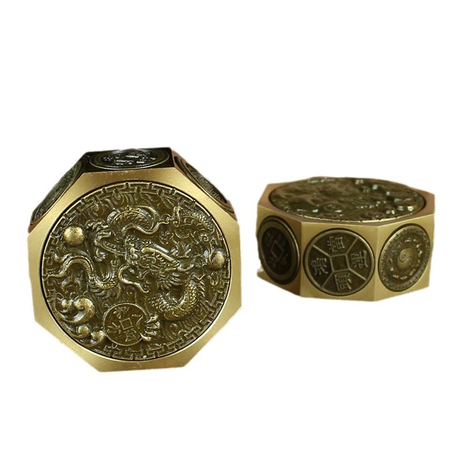 NBKLSWSUI Handmade Brass Copper Handicraft Sculpture For Men's Office Desk&man Cave Vintage Decor Unique Feng Shui
