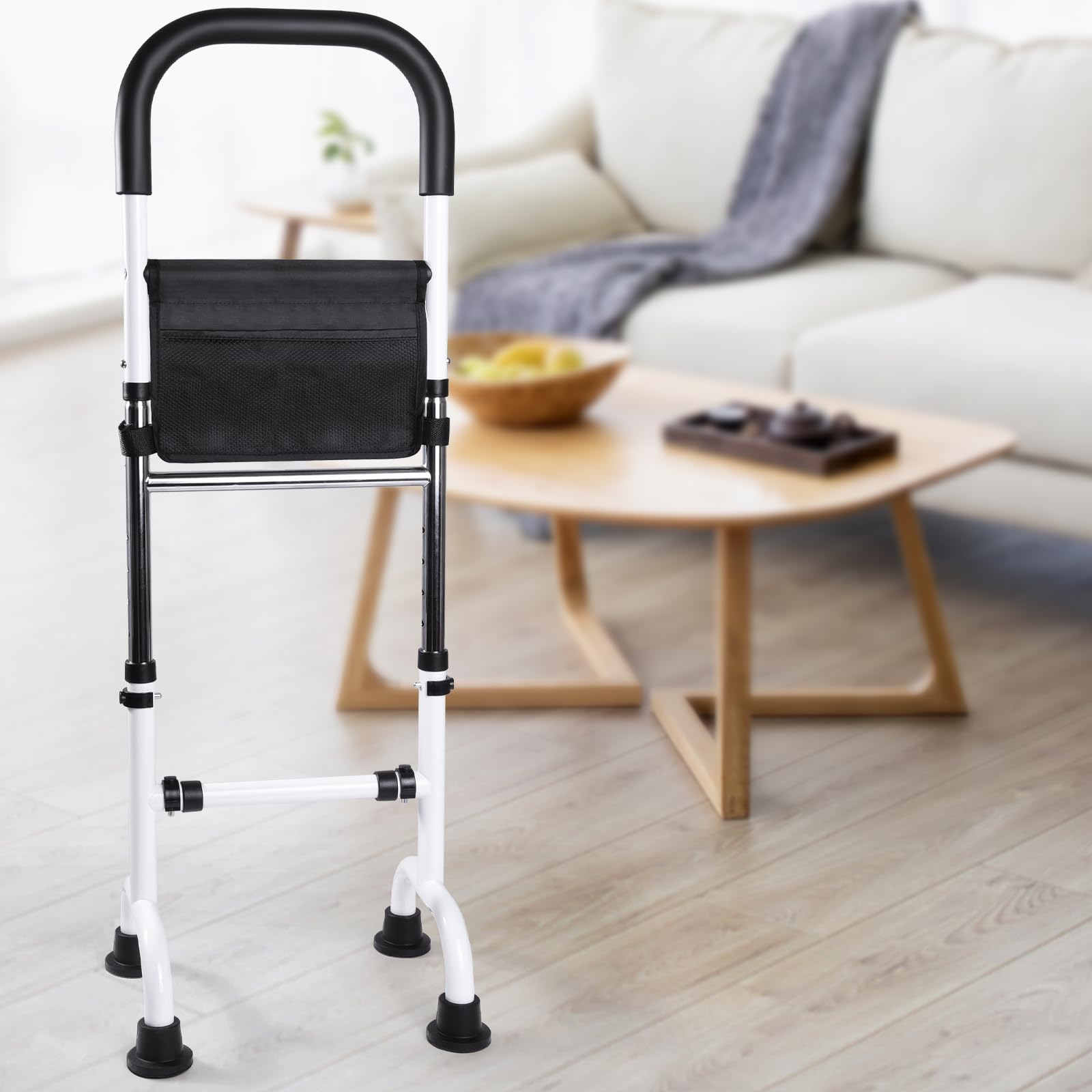 lefeke Aiuto in piedi per anziani, ausili per la deambulazione per anziani, ausili per la mobilità del letto di casa, pavimento del WC e divano, altezza regolabile