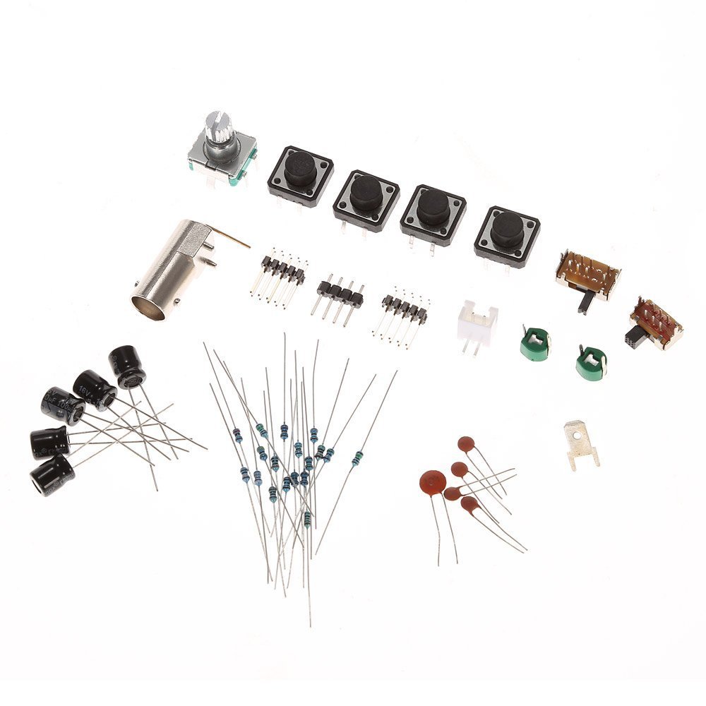 DollaTek DSO150 Digital Osciloscopio de Shell 2.4 "TFT 1Msps DIY Kit de la sonda de la Cubierta Kit electrónico del Entrenamiento DIY