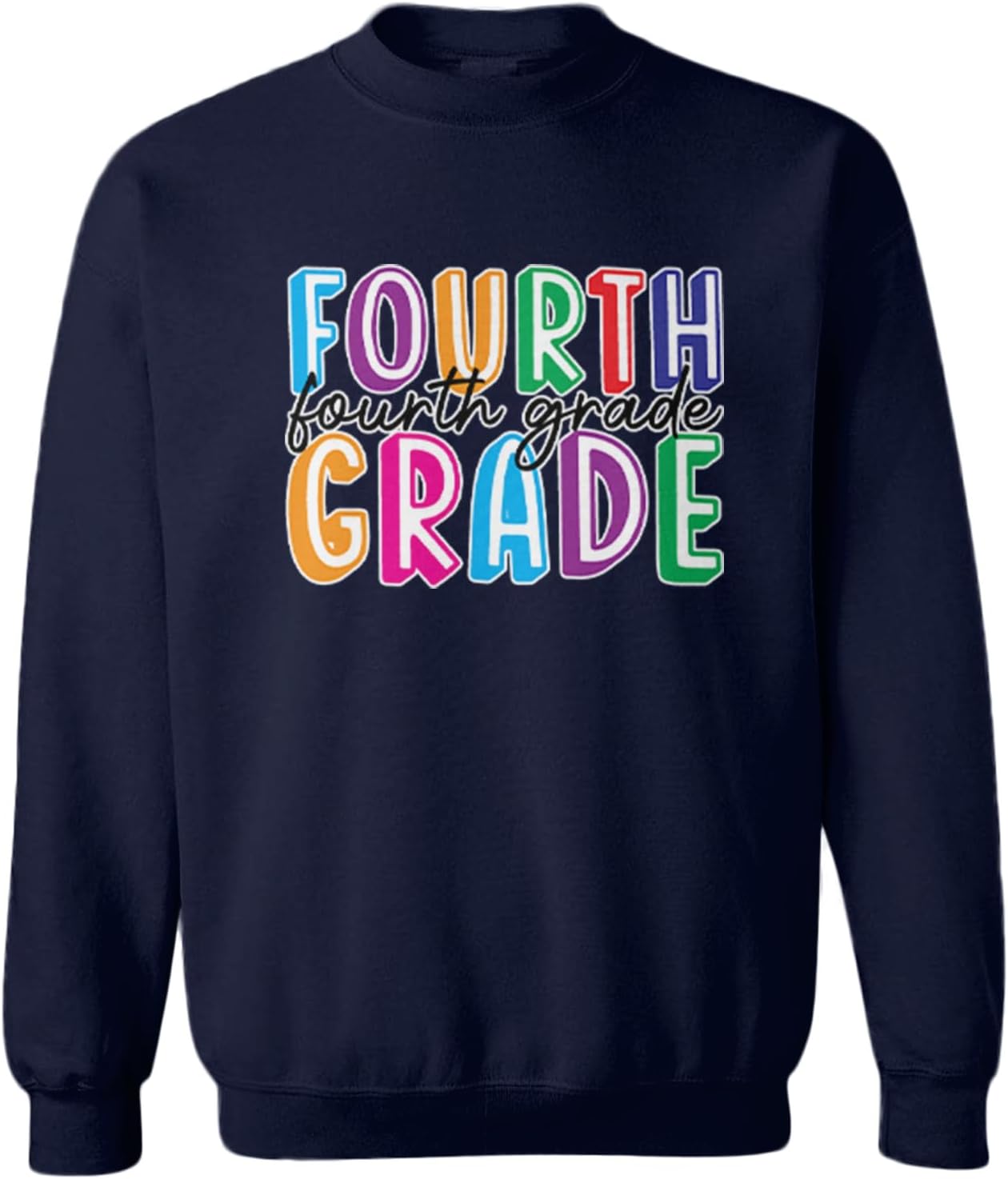 Tcombo Fourth Grade - Back to School Toddler Fleece Crewneck Sweater