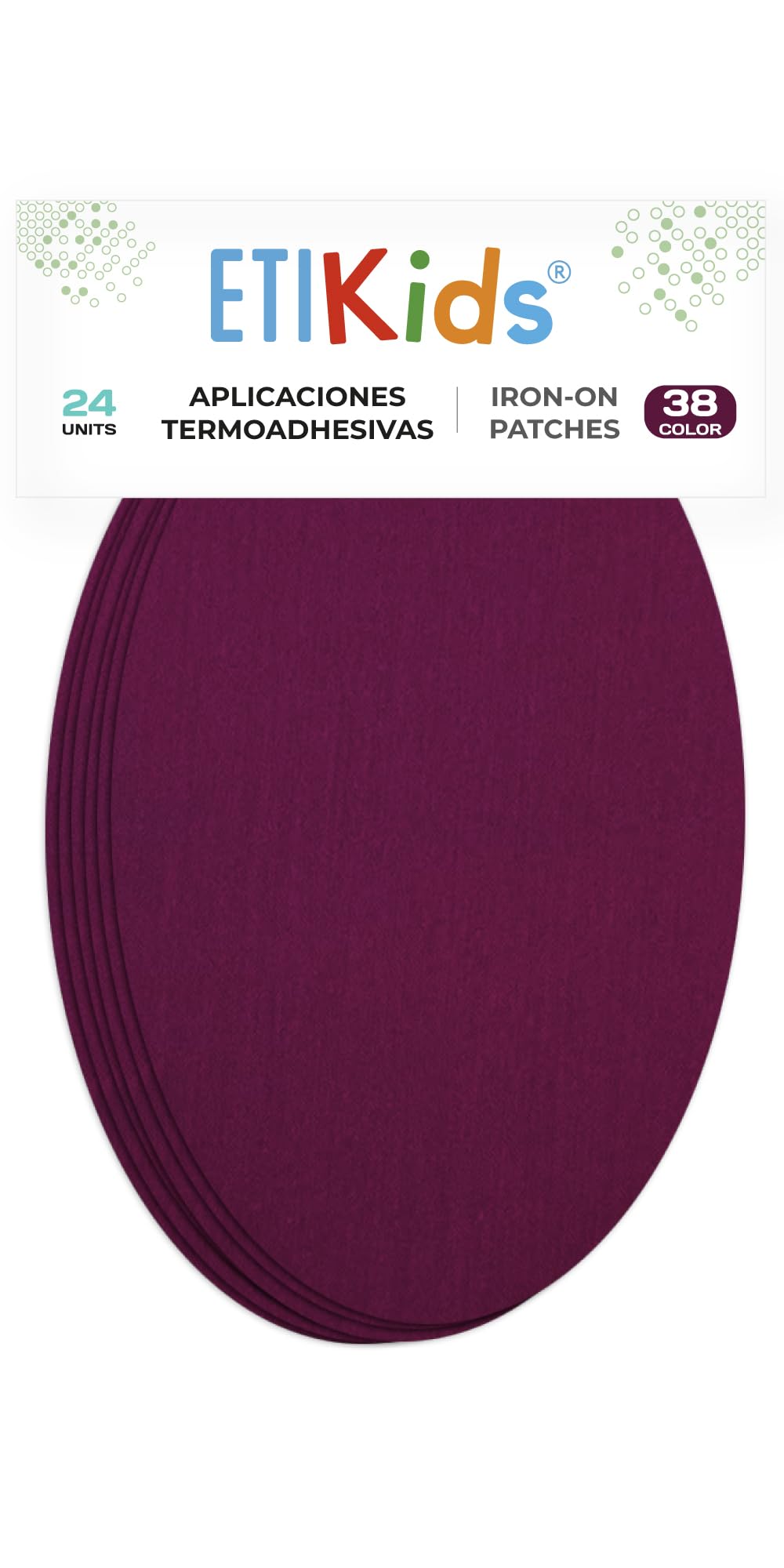 24 Cardinal red Iron-On Fabric Repair Patches โ Knee & Elbow Patches for Clothes, Trousers, Jackets, Sweaters & Shirts, 16 x 10 cm
