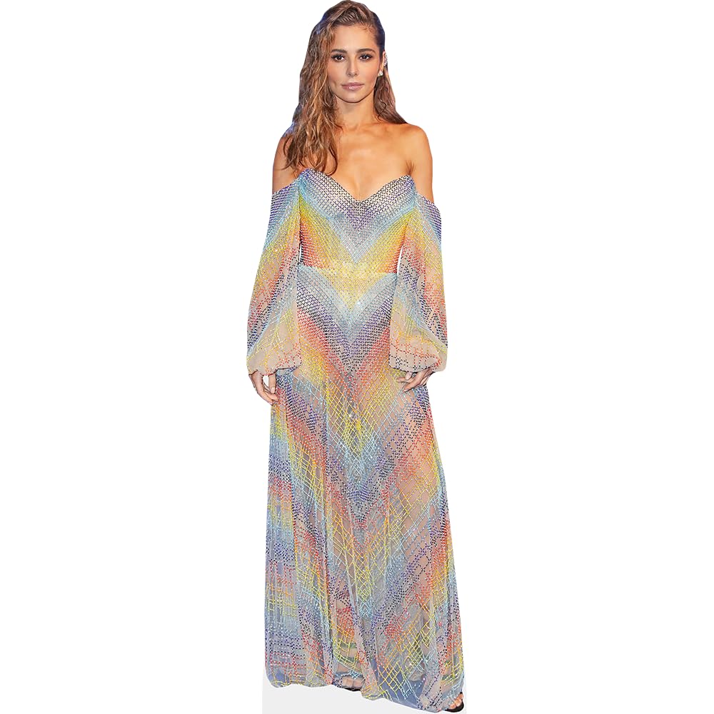 Cheryl (Colourful Dress) Mini Size Cutout