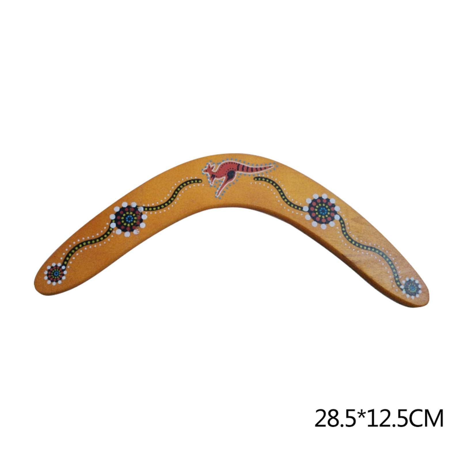 Bumerang Bumerang - Bumerang volante, realizzato a mano, per bambini e adulti, manovre australiane professionali, per sport all'aria aperta, bumerang