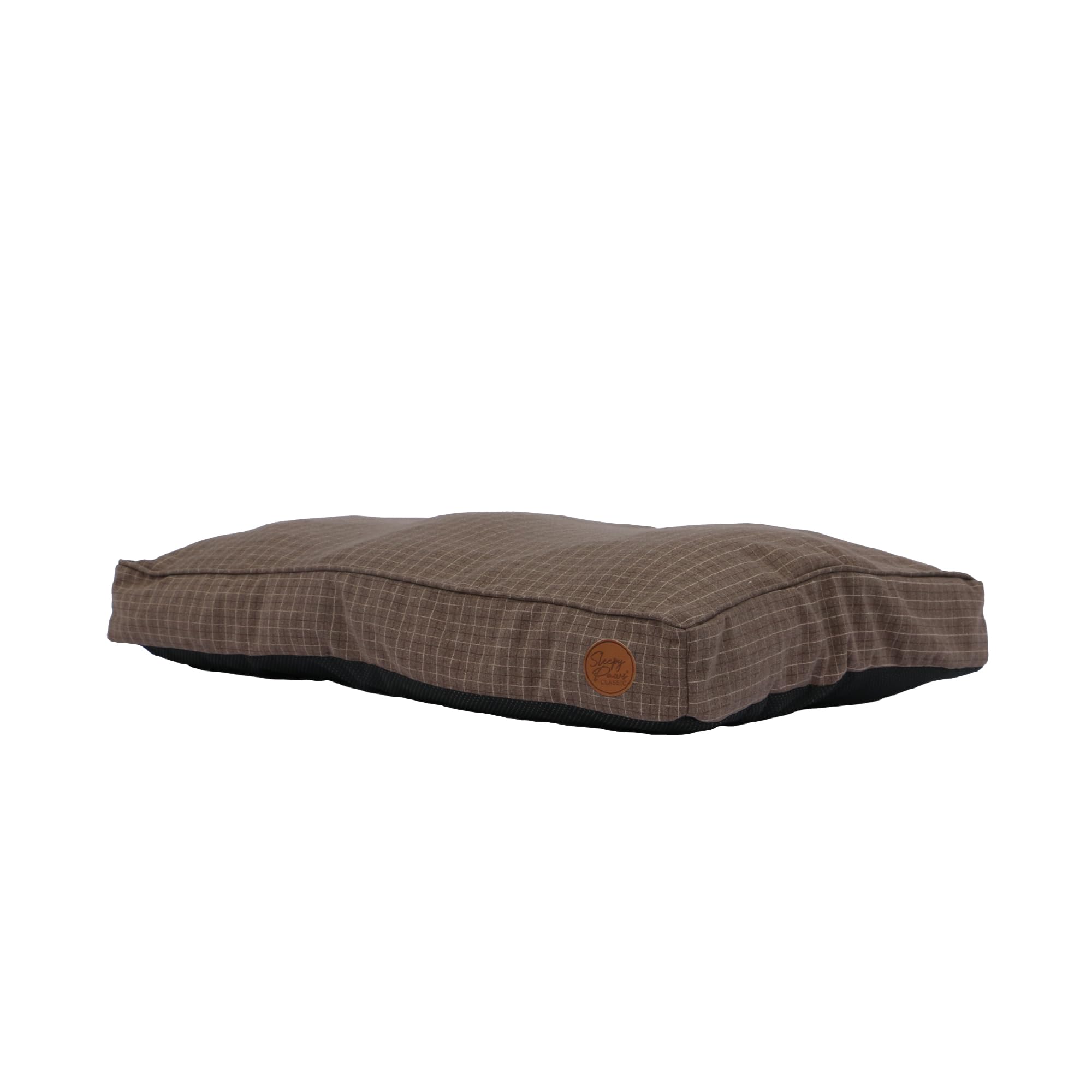 Ancol Dog Mattress in Brown Check - Comfortable Pet Accessory with Removable Outer - Puppy Cat Mat Sleeping Place - 75 x 60cm — image 1