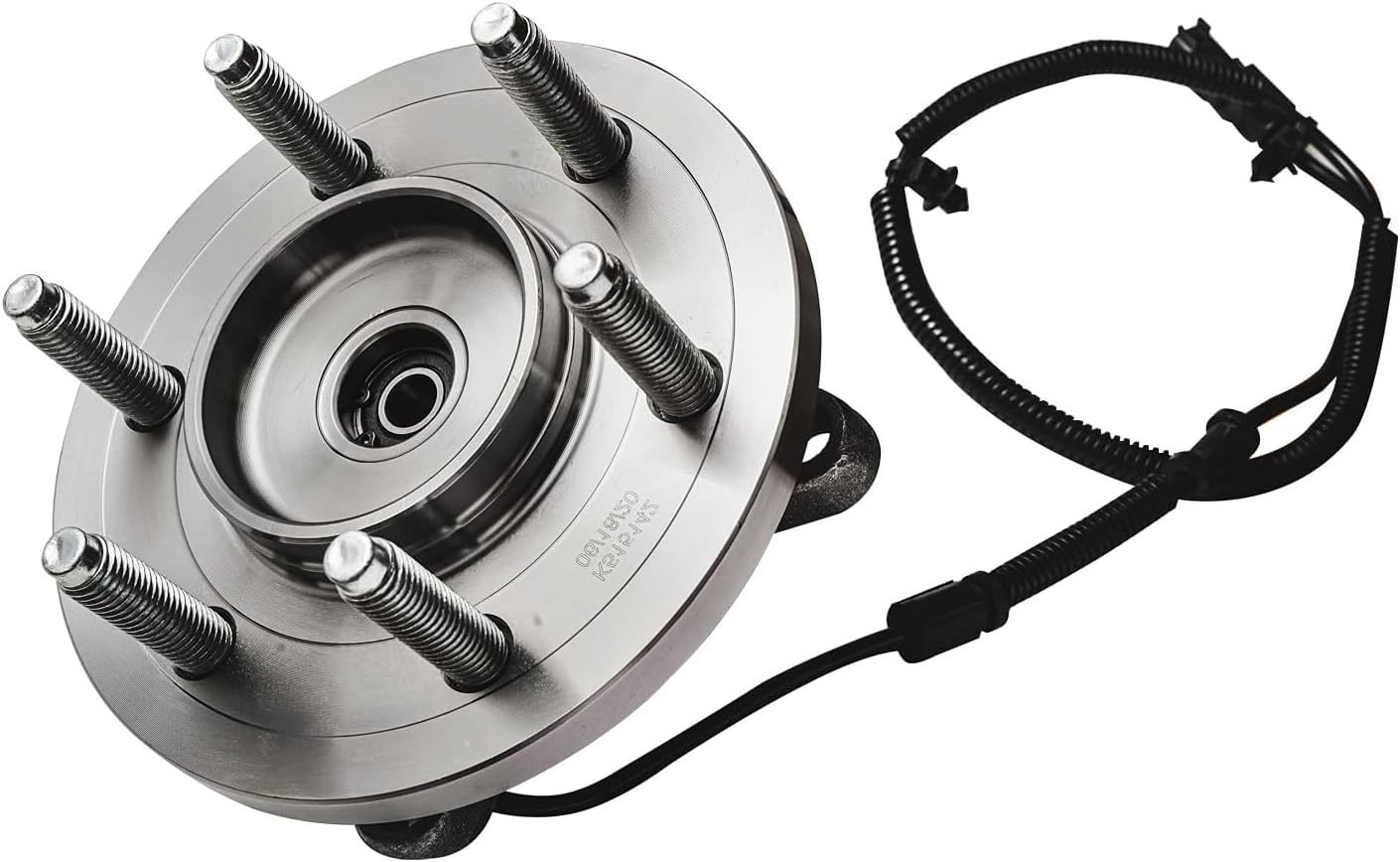 Detroit Axle - 4WD Front Wheel Bearing Hub for 11-14 Ford F-150 Expedition Lincoln Navigator, Replacement 2011 2012 2013 2014 F-150 Expedition Navigator Wheel Bearing and Hub Assembly