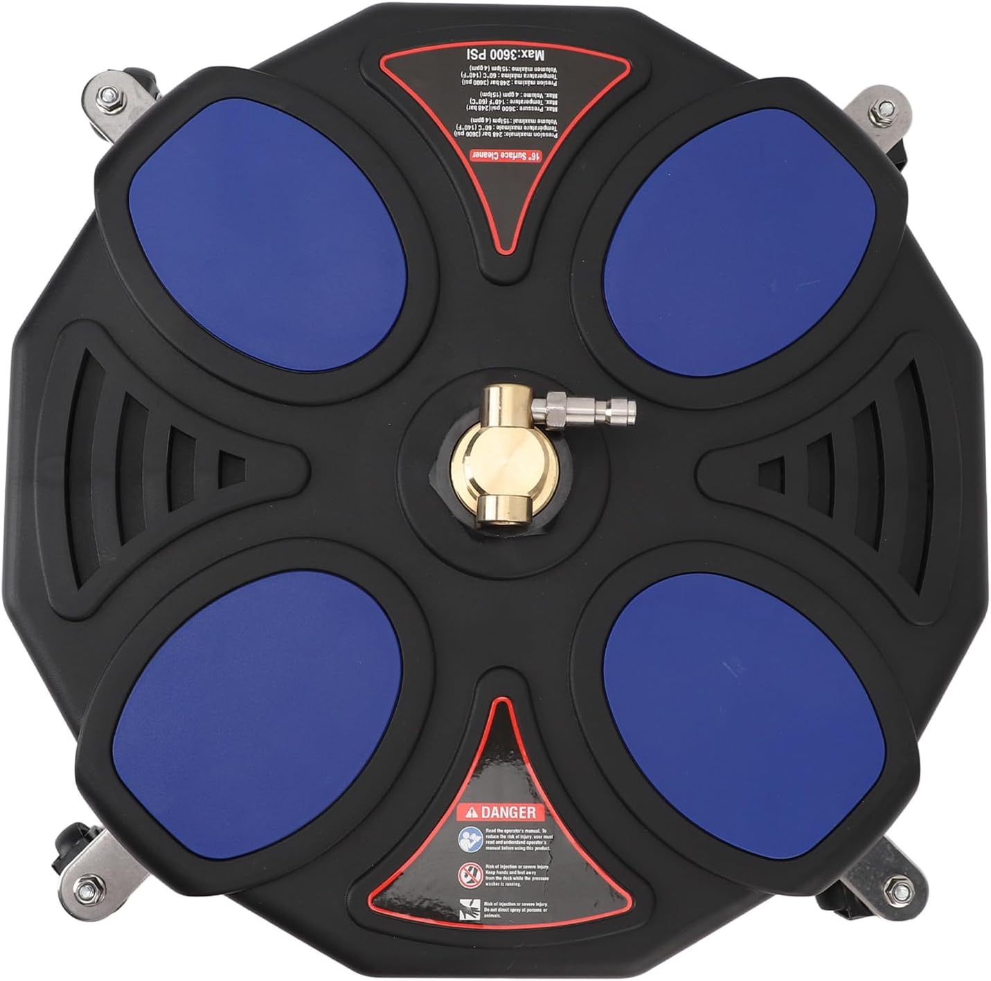 Pressure Surface Cleaner, 3600PSI Surface Cleaner with Wheels, Pressure