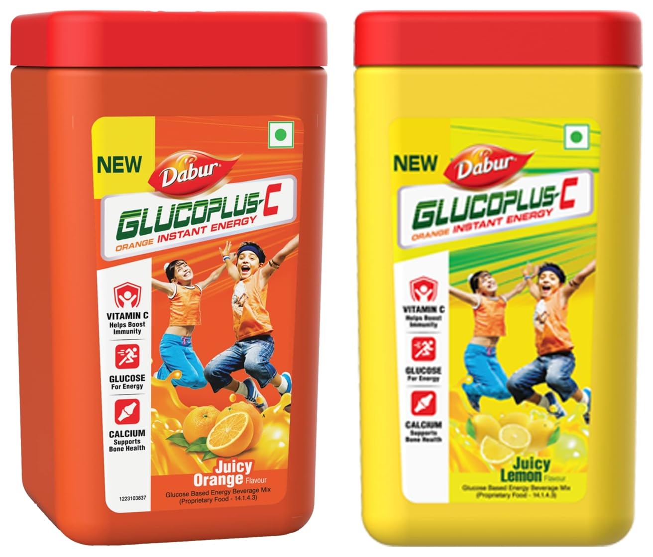 Dabur GlucoPlus-C Jar - Lemon + Orange Combo - 400g (Pack of 2) | Instant Energy Glucose | Juicy & Tasty Flavors (B0C5QVCJ9Q) Amazon Price History, Amazon Price Tracker