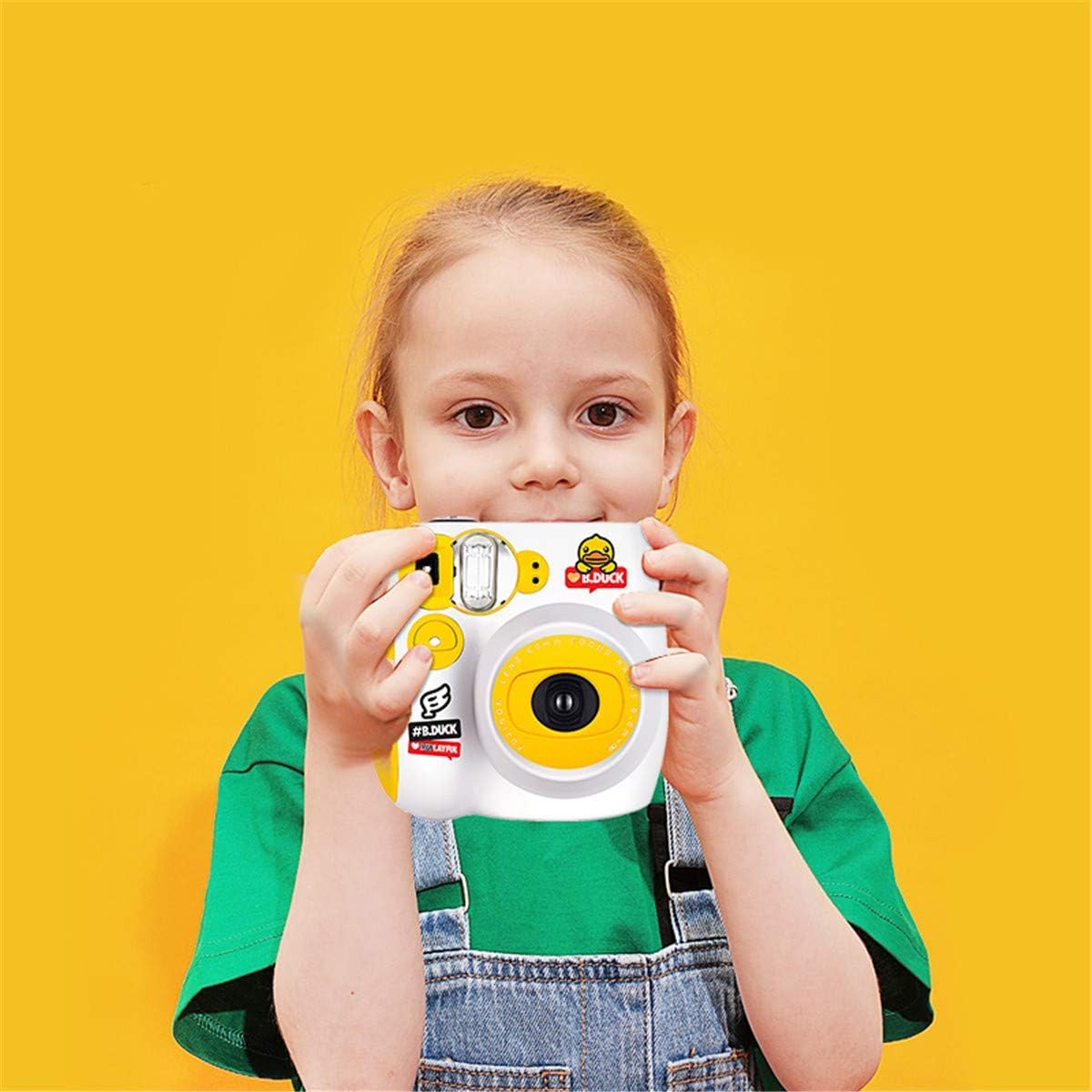 🔥 Hot Deals ISOSOJOY Fujifilm Instax Mini7c Yellow Camera +Toy bathduck Set+Fuji Instax Mini Film + Instax Mini 7c Case + Instax Accessories Kit Bundle, Instant Camera Gift Sets - Yellow Rubber bathduck