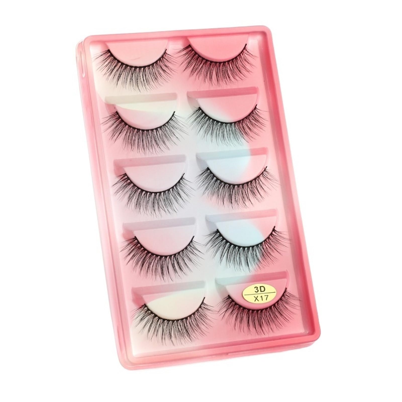 UAMOU Mink Eyelashes 10 50 100 Boxes Wispy 3D Mink Lashes Makeup Natural Long Volume False Eyelashes Bulk