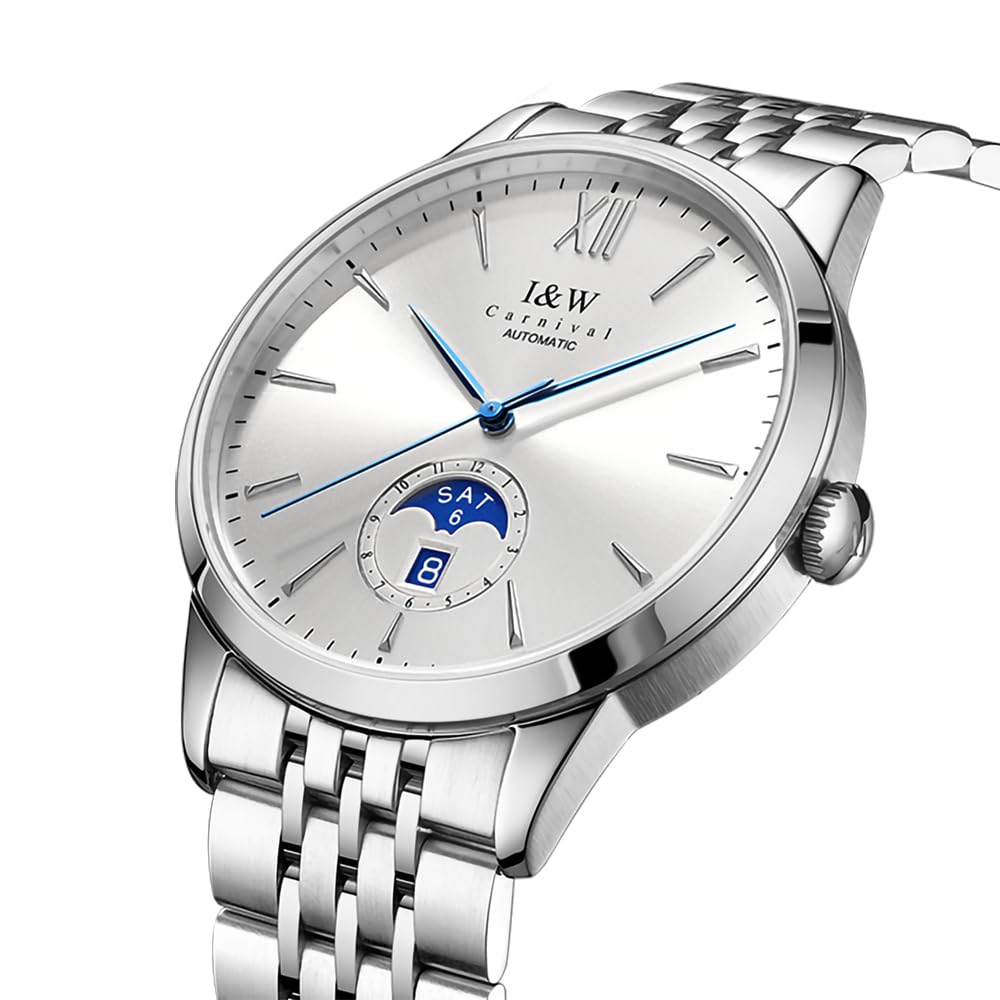 TEINTOP I&W Automatik Uhr Herren Mechanische Uhren Japanische Bewegung Armbanduhren
