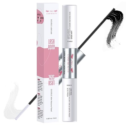 Pegamento de pestañas en racimo, pegamento de pestañas individual para extensión de pestañas, pegamento de rímel, varita de rímel súper fuerte,