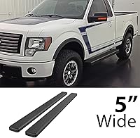 Vista 2 de APS - Estribos (barras nerf - escalones laterales - barras de paso); compatibles con Ford F-150 Regular Cab 2009-2014