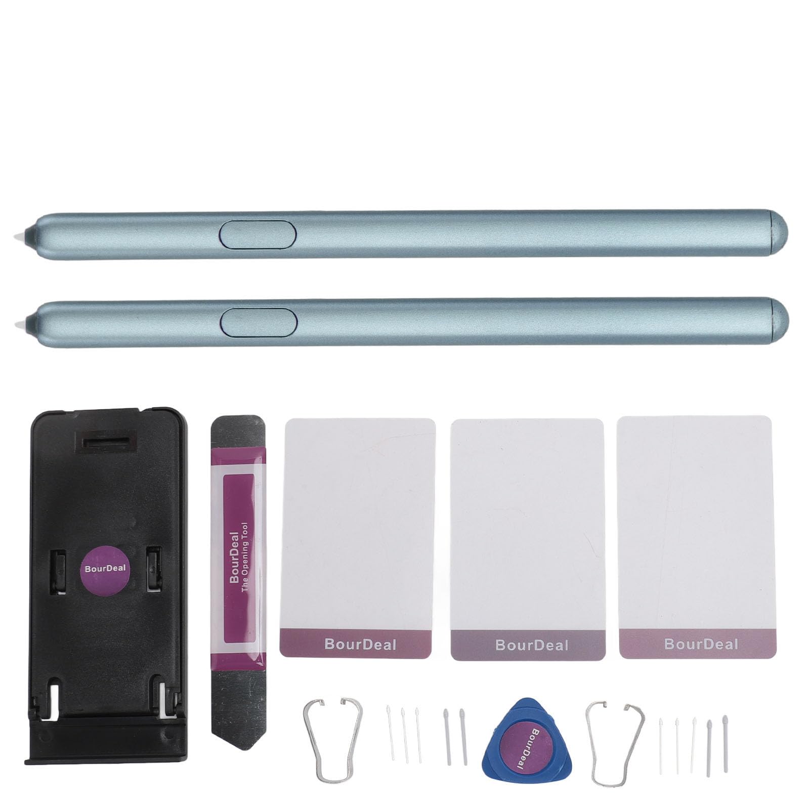 Denash Tablet Stylus Pen Professional Controllo Ad Alta sensibilità per Tab S6, 4096 Livelli di Pressione, Facile da Usare, 2 Penne + 10 Pennini per Designer e Studenti (BLUE)