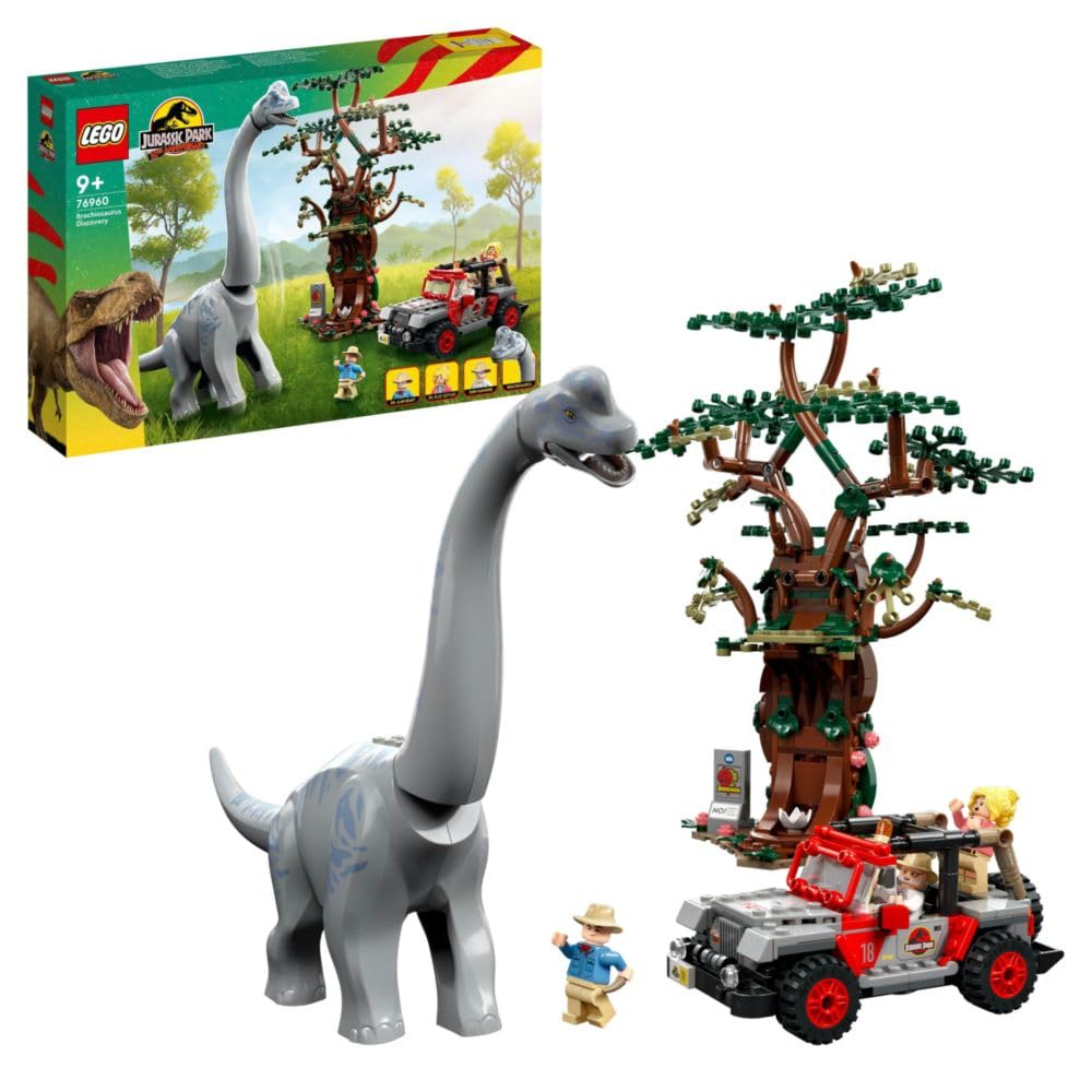 Jurassic Park Brachiosaurus Discovery 76960 Building Toy Set (512 Pieces)
