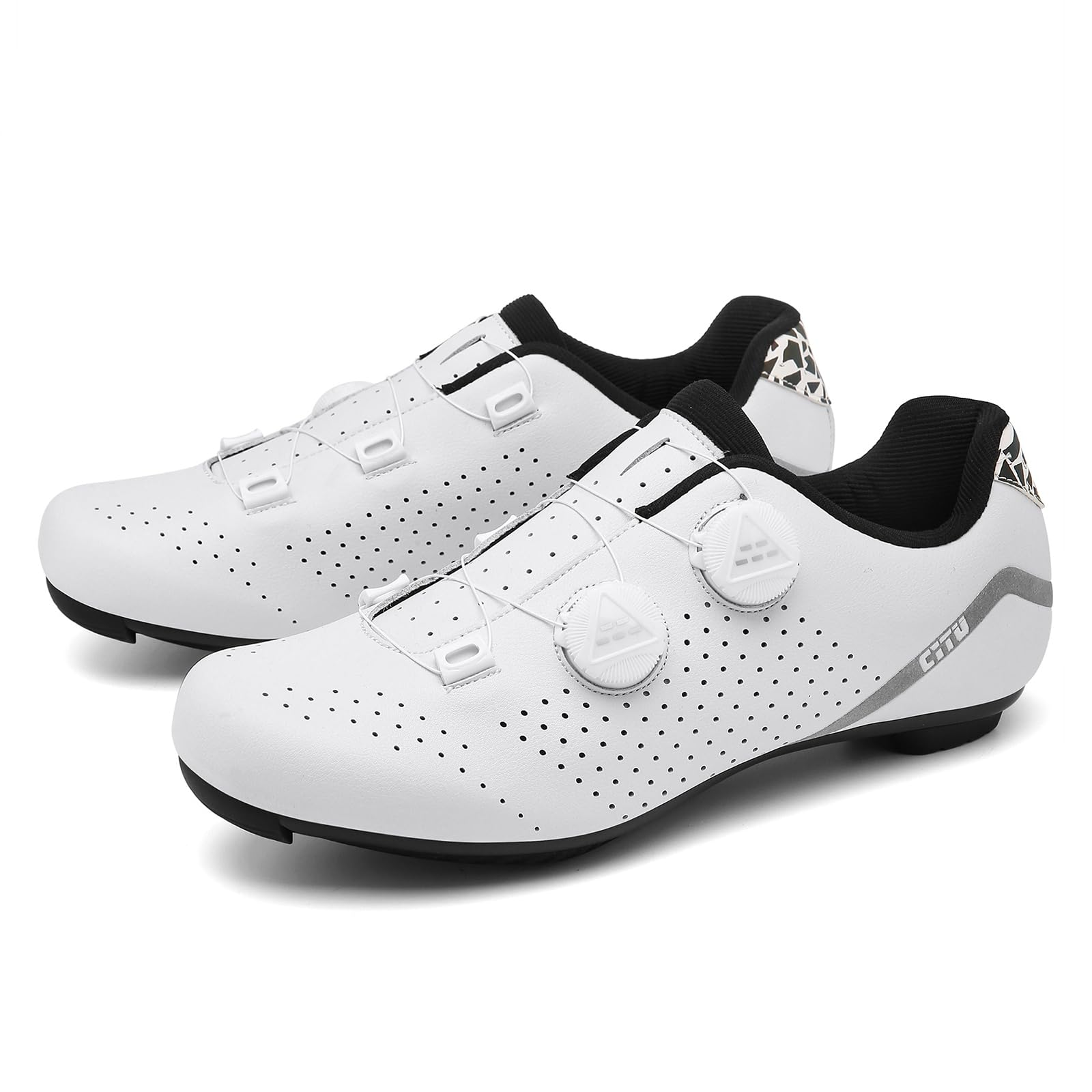 Fahrradschuhe Rennradschuhe für Herren, Kompatibe Look SPD SPD-SL Delta Lock Pedal Rennrad Schuhe Radsportschuhe