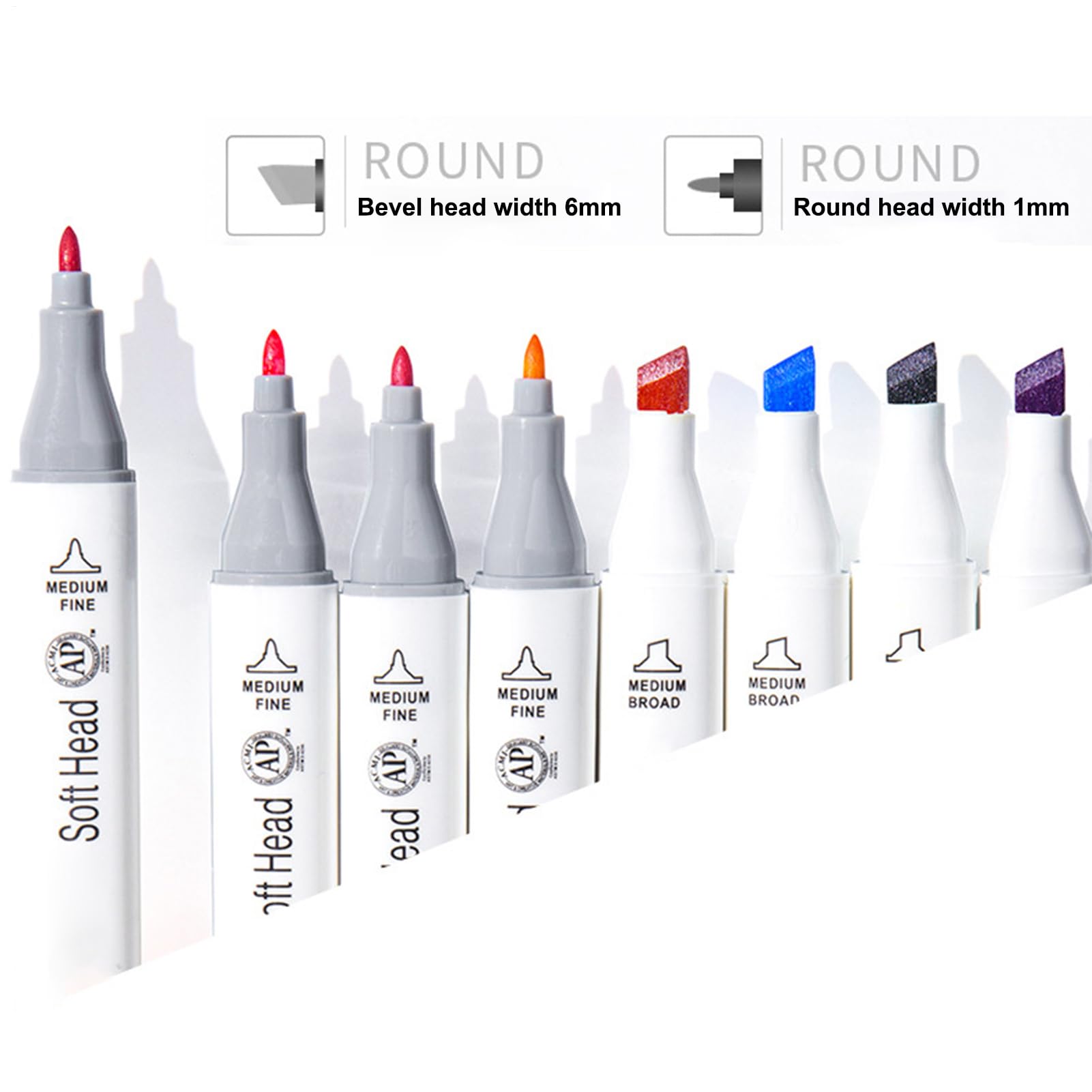 Filzstifte - 80 Farben Auslaufsichere Filzstifte Für Erwachsene & Schnelltrocknende Doppelspitzen-Marker - Schnelltrocknende Stifte Mit 80 Leuchtenden Farbtönen Für Scrapbooking, Journaling,
