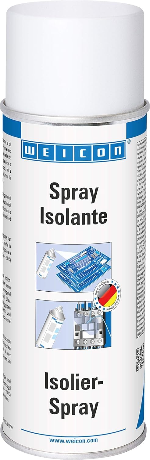 WEICON Spray Isolante 400 ml, lacca isolante a base di resina acrilica