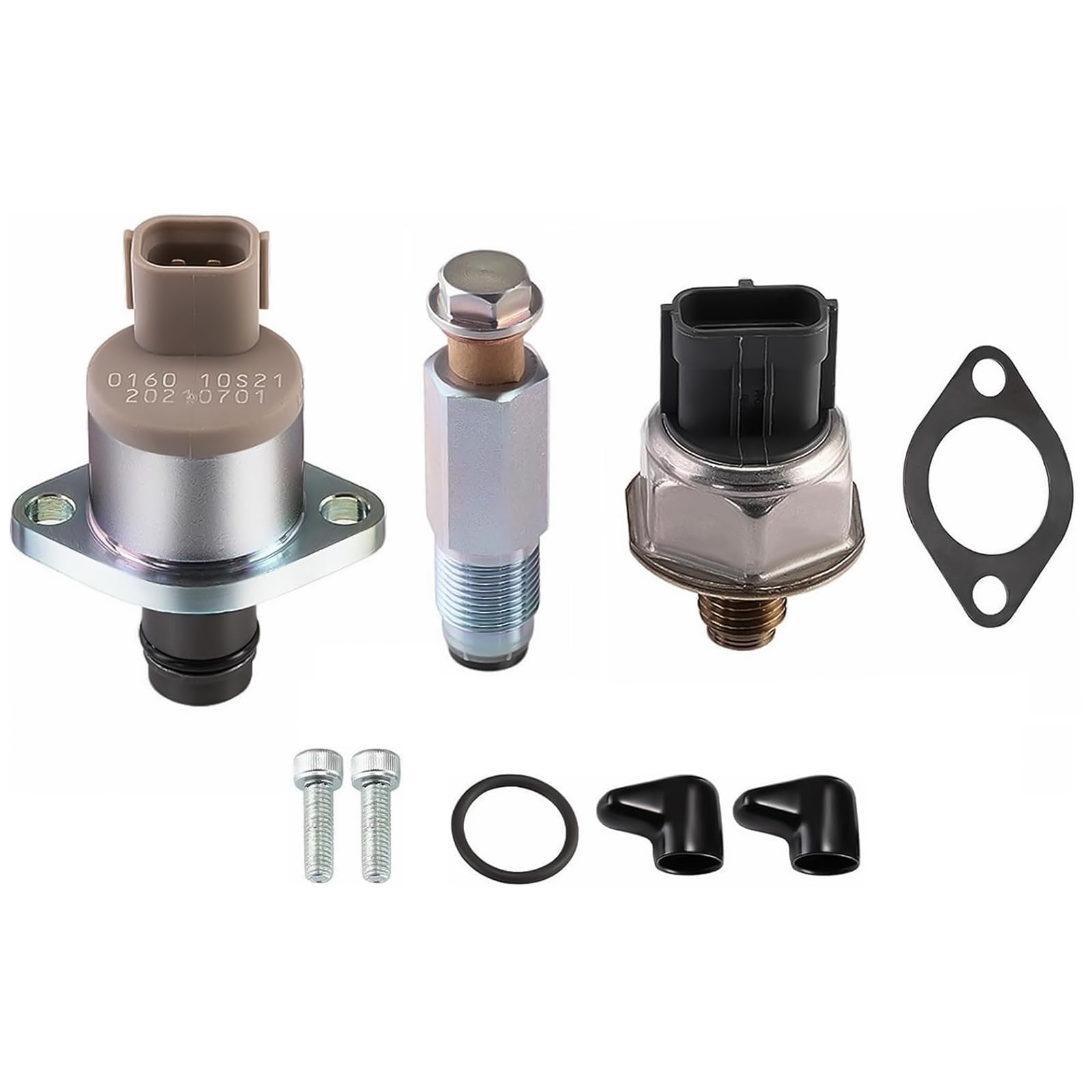 Kit de capteur de valve de pression de rail de pompe à carburant compatible avec Ford Transit 2.2 2.4 Peugeot Boxer 2.2 Citroën Relay 2.2-294200-0360, 294200-0160, 294009-0260