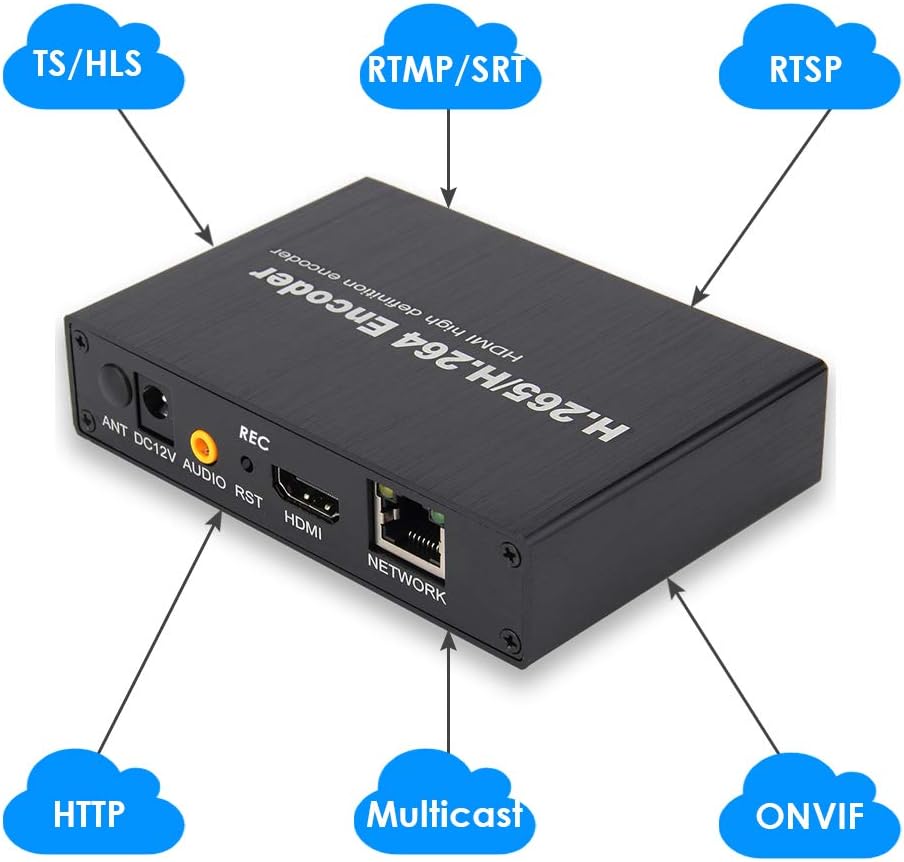 Buу 2 gеt 3 EXVIST H.265 1080P HDMI Video Encoder HDMI to RTMP Encoder W/SD Card Slot Max. 128G DDNS HTTP ONVIF RTMP RTSP TS UDP Hikvision Private Protool for IPTV Live Streaming to YouTube Facebook Vimeo etc. Lоwеѕt Prісе EXVIST H.265 1080P HDMI Video Encoder HDMI to RTMP Encoder W/SD Card Slot Max. 128G DDNS HTTP ONVIF RTMP RTSP TS UDP Hikvision Private Protool for IPTV Live Streaming to YouTube Facebook Vimeo etc.