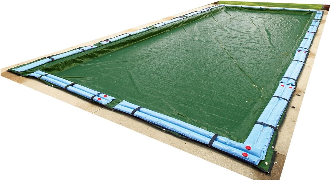 Blue Wave Silver 12-Year 25-ft x 45-ft Rectangular In Ground Pool Winter Cover