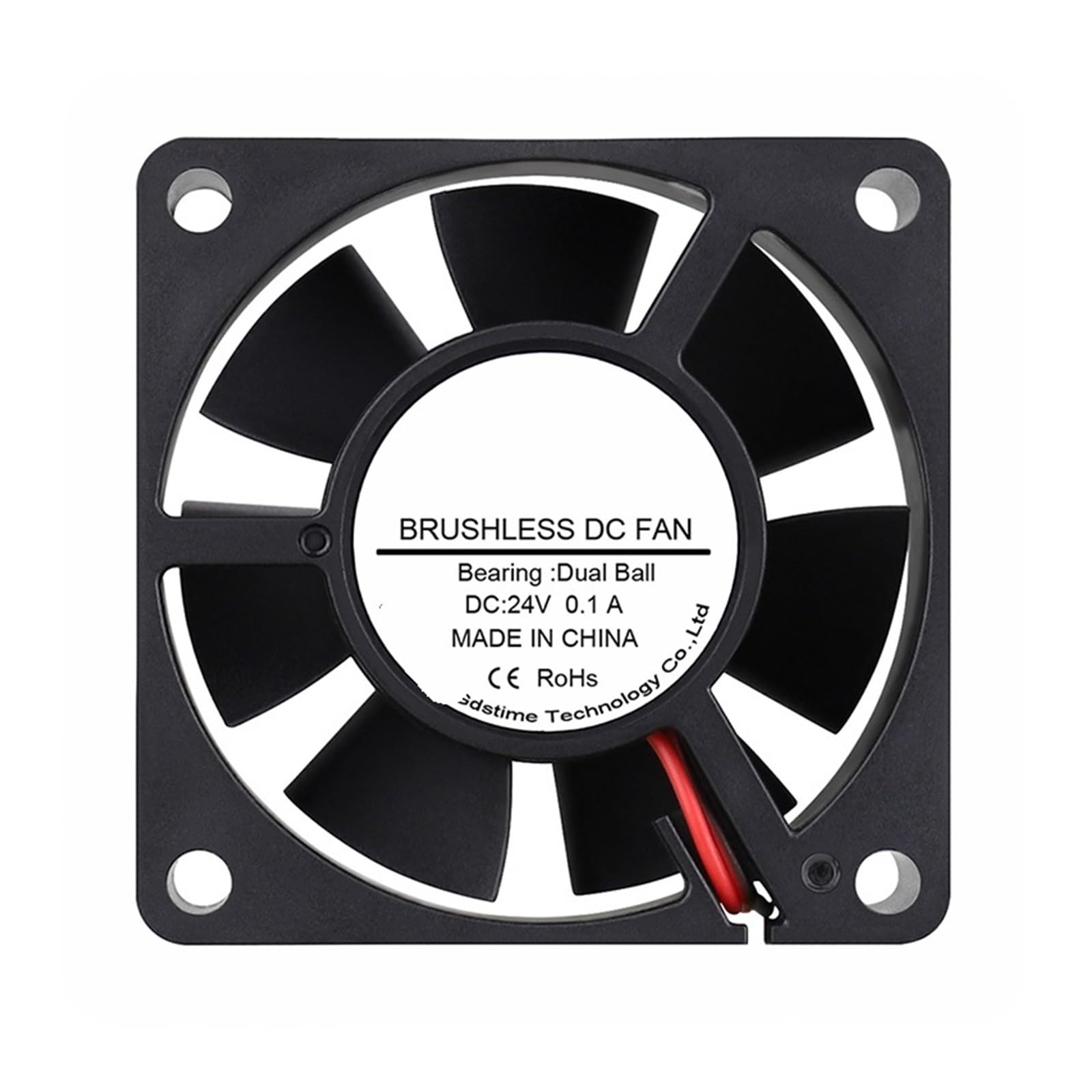 JJKKOZVQF 10Pcs/DC 24V 60mmx20mm 60mm Dual Ball Brushless Cooling Fan 6020 6cm
