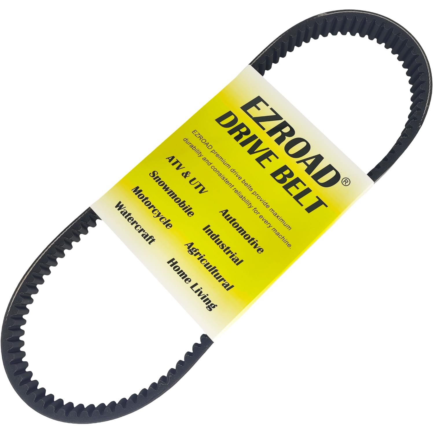 EZROAD Drive Belt 14153G1 Compatible with E-Z-GO EZGO 1976-1986 Marathon 2 Cycle Gas Golf Cart Vehicles with 2PG Engine 14153-G1 Clutch CVT 1 3/16" x 45"