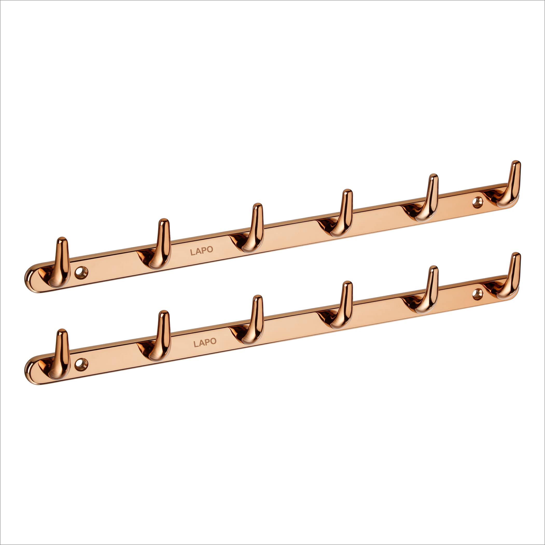 See full amazon price history chart for LAPO Zinc Heavy Duty 6 Pin Bathroom Cloth Hooks, Door Hanger, Wall Hooks Rail For Hanging Clothes And Keys, Bathroom Accessories (Rose Gold Finish, Pack Of 2) LAPO Zinc Heavy Duty 6 Pin Bathroom Cloth Hooks, Door Hanger, Wall Hooks Rail For Hanging Clothes And Keys, Bathroom Accessories (Rose Gold Finish, Pack Of 2) (B0BDR97CC8) Amazon Price History, Amazon Price Tracker