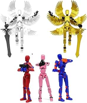 Amazon.com: WKSBBTS T13 Action Figure Set 5 Pack, Titan 13 Action