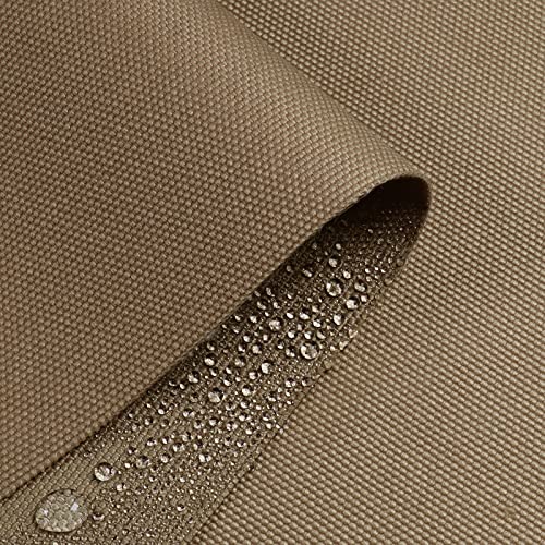 Premium Waterproof 1680D Canvas Fabric - Heavy-Duty PU Backing for Versatile DIY Projects, Upholstery, Tents & More - 60" Wide, Sold by the Yard (Khaki) 3 Premium Waterproof 1680D Canvas Fabric - Heavy-Duty PU Backing for Versatile DIY Projects, Upholstery, Tents & More - 60" Wide, Sold by the Yard (Khaki) - Image 2