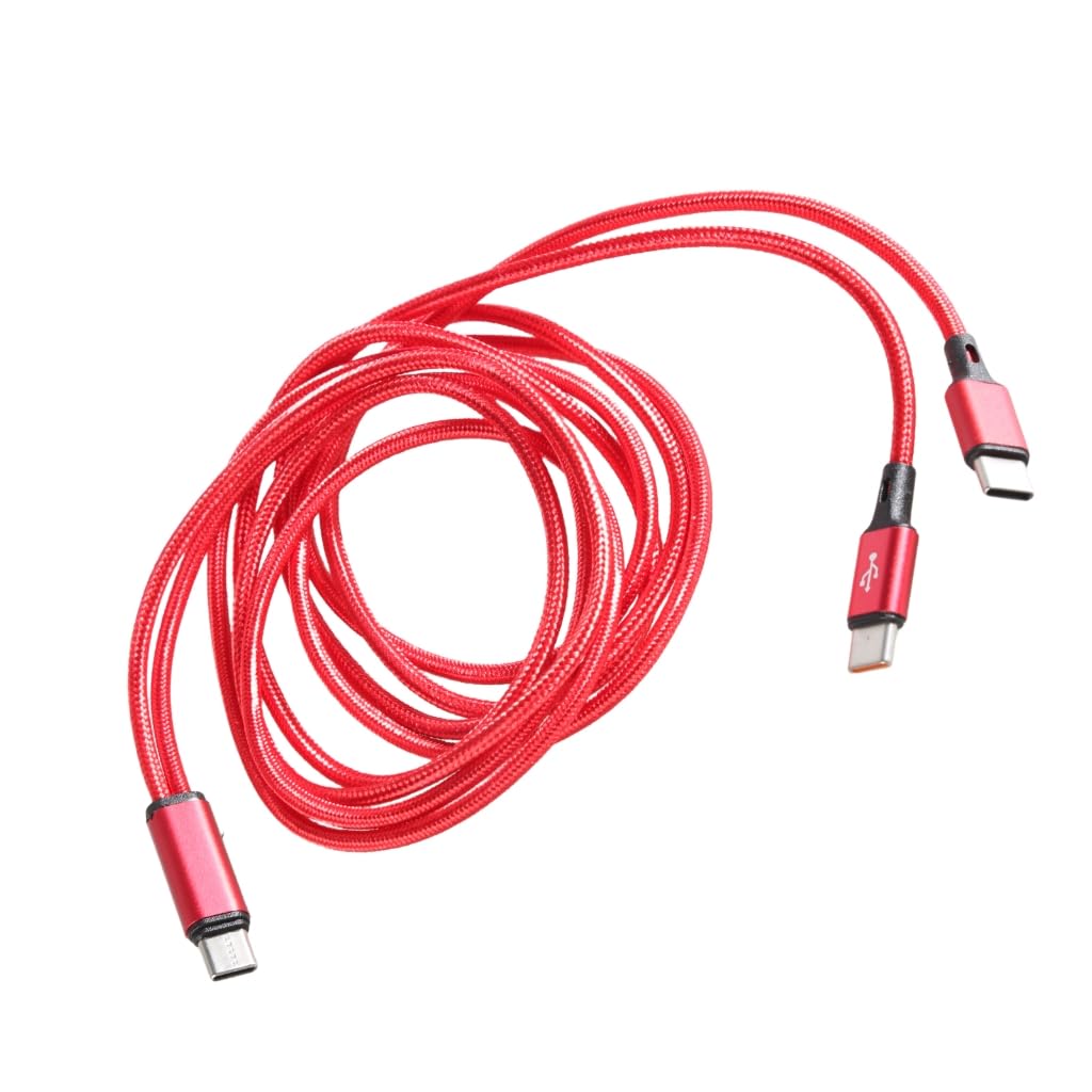 Tsophreniq 2 USB C Charging Cable Charging Two Devices Simultaneously with Single USB C Port for Smartphones