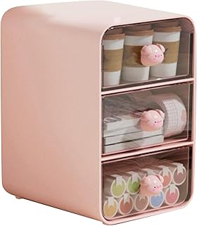 Cyrank Organizador de maquillaje con 3 cajone...