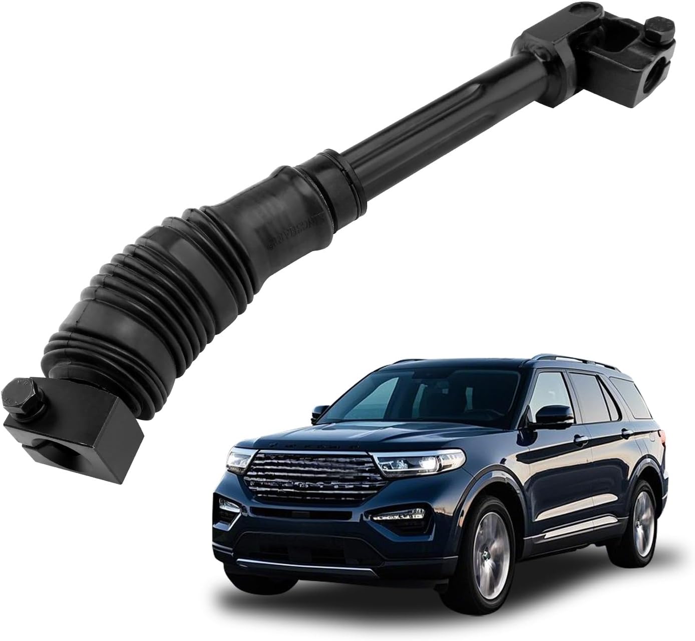 425-384 Lower Steering Shaft Compatible with 2002-2010 Explorer 4.0L/4.6L 2002-2010 Mountaineer 4.0L / 4.6L Replace# 3L2Z3B676B, 6L2Z3B676B, 6L2Z3B676BA, 7L2Z3B676A, 7L2Z3B676AD, 8L2Z3B676A