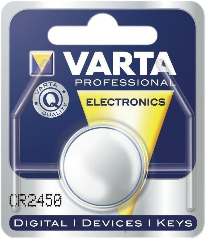 Varta CR2450 V 1-BL (6450) Lithium 3 V Non-rechargeable Battery – Batteries (Lithium, Button/coin, 3 V, 1 pc (S), CR2450, 560 mAh)
