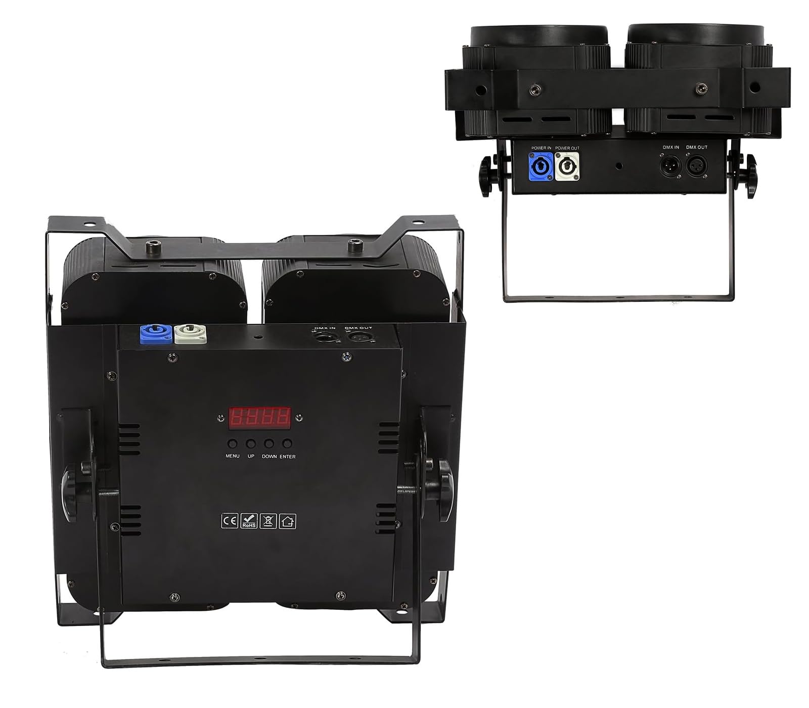 Strobo LED 4x100W COB Bianco Caldo/Bianco Freddo DJ Festa
