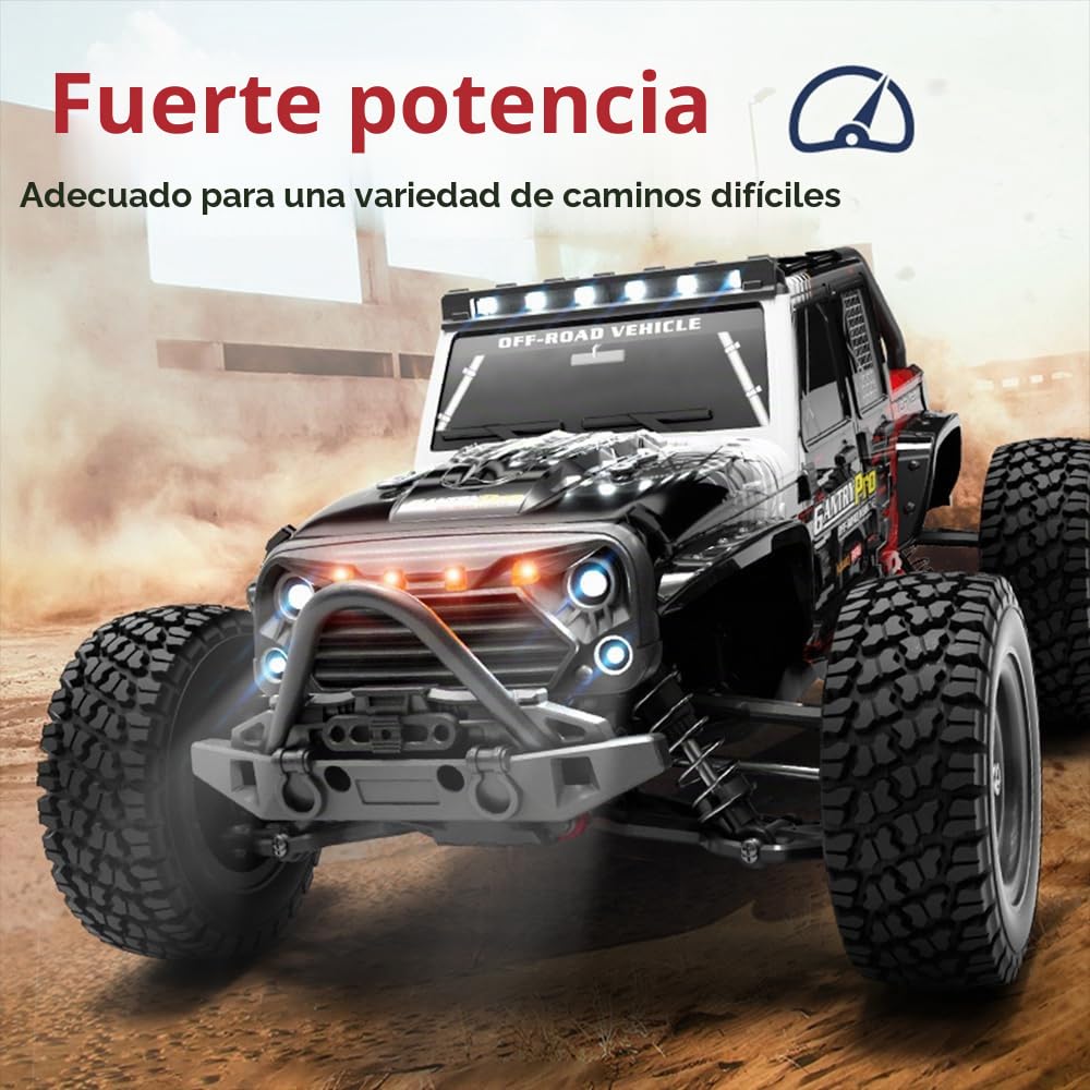 Coche teledirigido para adultos, 1/16 sin escobillas, 70 km/h, coche de carreras de alta velocidad, 4WD Off Road Race Buggy