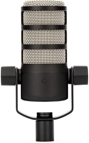 Miniatura 5 de Rode PodMic Dynamic Microphone Bundle with RODE PSA1+ Professional Studio Arm (Red), RODE WS14 Red, XLR- XLR Cable, Anti-Static Screen Cleaning